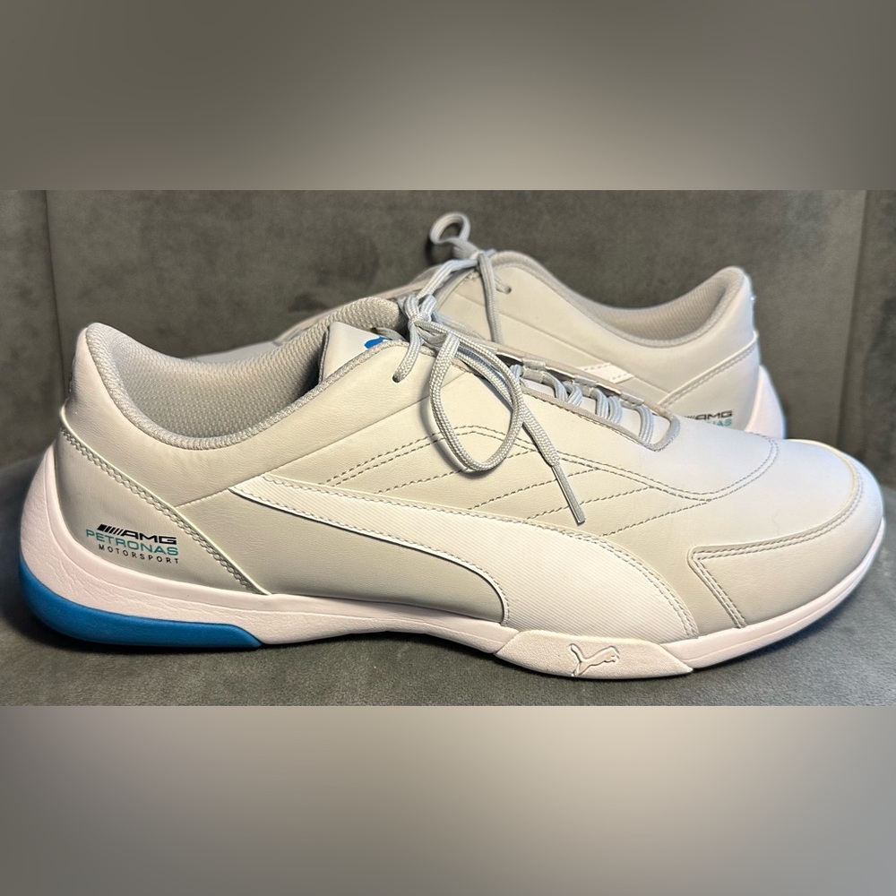 PUMA AMG Patrons Motorsport Lexus Men’s Shoes Grey White Blue Size 10